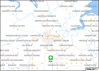 map of Pangkalan Batu